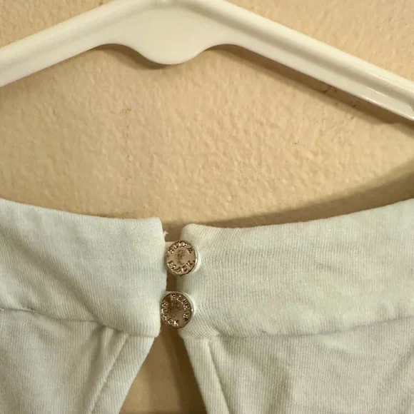 White House Black Market Embroidered White Top - Picture 5 of 8